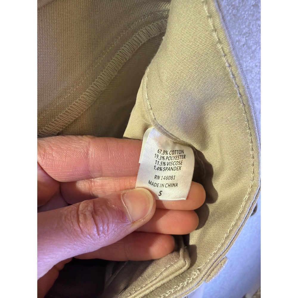 CALIVILLE Chino Shorts Men Small (29x6.5) Beige Stretch Casual Preppy Summer NEW - Picture 4 of 7